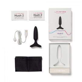 Анальна смарт-вібропробка Lovense Hush 2, розмір M - 5