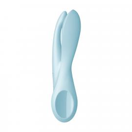 Кліторальний вібратор Satisfyer Threesome 1 Light Blue - 3