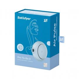 Вакуумный стимулятор Satisfyer Pro To Go 3 Blue - 5