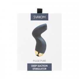 Вакуумный стимулятор Svakom Pulse Pure Navy Blue - 3