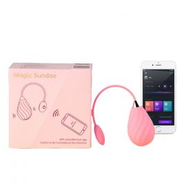 Смарт-віброяйце Magic Motion Sundae Pink - 1