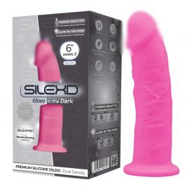Фалоімітатор SilexD Robby Pink Glow in the dark - 1