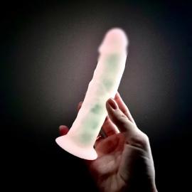 Фалоімітатор SilexD Robby Pink Glow in the dark - 4