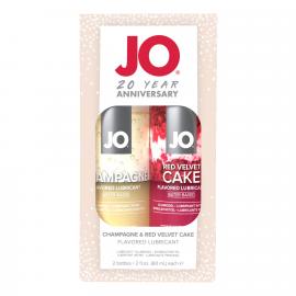 Набор вкусовых смазок System JO Champagne & Red Velvet Cake - 1