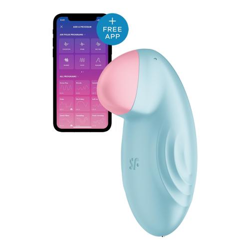 Смарт-вибратор для клитора Satisfyer Tropical Tip Light Blue