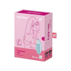 Смарт-вибратор для клитора Satisfyer Tropical Tip Light Blue - 8