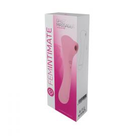 Вакуумний кліторальний стимулятор Femintimate Daisy Massager Pink - 5