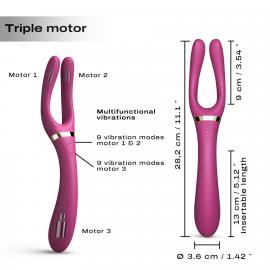 Вібратор-стимулятор Dorcel INFINITE JOY PLUM - 5