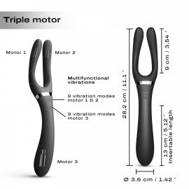 Вібратор-стимулятор Dorcel INFINITE JOY BLACK - 3