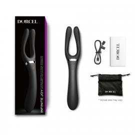 Вібратор-стимулятор Dorcel INFINITE JOY BLACK - 2