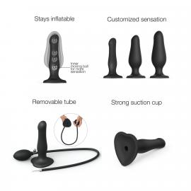 Надувний фалоімітатор Strap-On-Me INFLATABLE DILDO PLUG - NOIR - 2