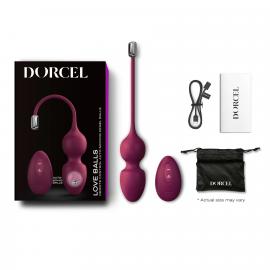 Вагінальні кульки з вібрацією Dorcel LOVE BALLS PLUM - 6