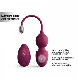Вагінальні кульки з вібрацією Dorcel LOVE BALLS PLUM - 2