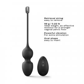Вагінальні кульки з вібрацією Dorcel - LOVE BALLS BLACK - 3