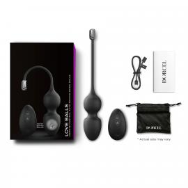 Вагінальні кульки з вібрацією Dorcel - LOVE BALLS BLACK - 6