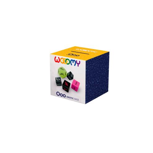 Набор кубиков Wooomy Ooo 5 Dice Set (EN): места и позы для секса, интимные действия и части тела