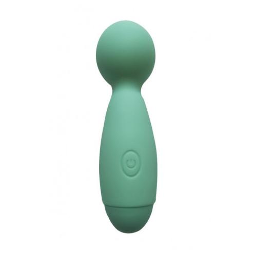 Мини-вибромассажер Wooomy Smally Mini Wand Turquoise