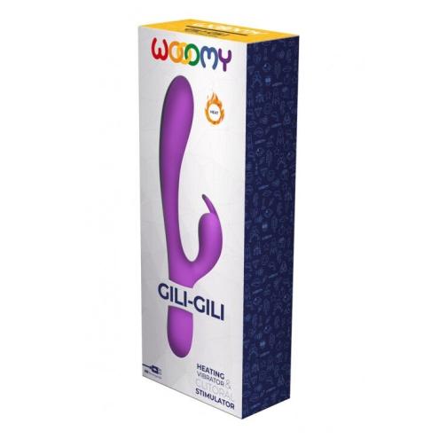 Вібратор-кролик Wooomy Gili-Gili Vibrator with Heat Purple