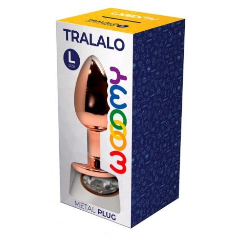 Анальна пробка Wooomy Tralalo Metal Plug Size L