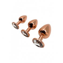 Анальная пробка Wooomy Tralalo Metal Plug Size M - 3