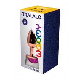 Анальна пробка Wooomy Tralalo Rose Gold Plug MAGENTA S - 2