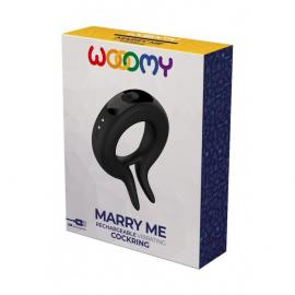 Ерекційне віброкільце Wooomy Marry Me, що перезаряджається - 3