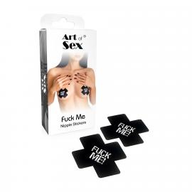 Пестисы на грудь Art of Sex - Fuck me, Черный - 2