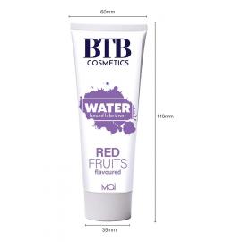 Смазка на водной основе BTB FLAVORED RED FRUITS с ароматом красных фруктов (100 мл) - 2