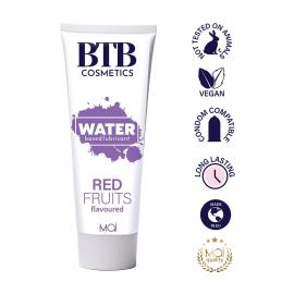 Смазка на водной основе BTB FLAVORED RED FRUITS с ароматом красных фруктов (100 мл) - 1