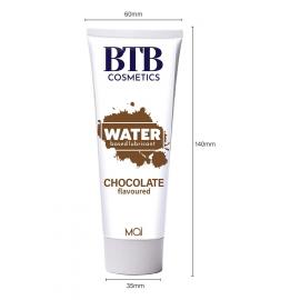 Мастило на водній основі BTB FLAVORED CHOCOLAT з ароматом шоколаду (100 мл) - 4
