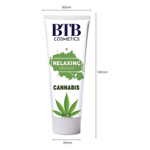 Смазка на водной основе BTB FLAVORED CANNABIS (100 мл)