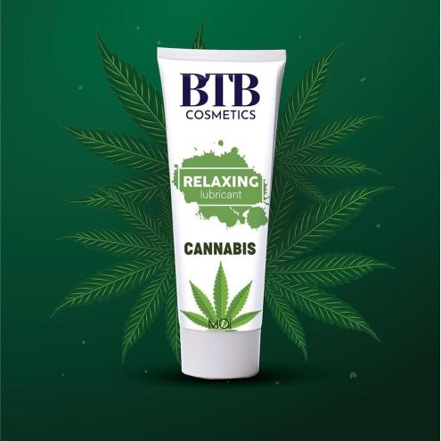 Смазка на водной основе BTB FLAVORED CANNABIS (100 мл)