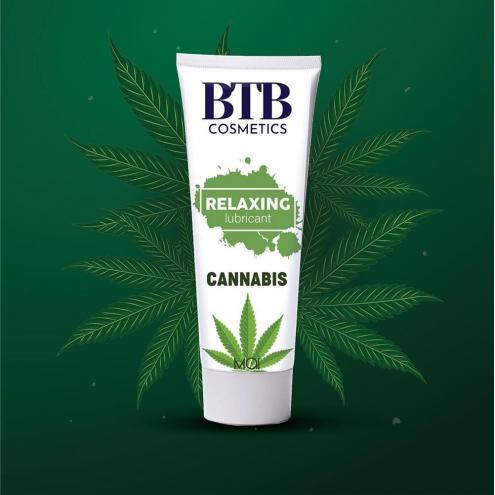 Смазка на водной основе BTB FLAVORED CANNABIS (100 мл)