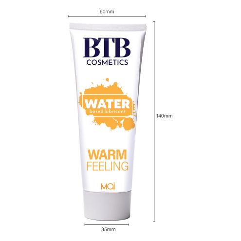 Разогревающая смазка на водной основе BTB WARM FEELING (100мл)