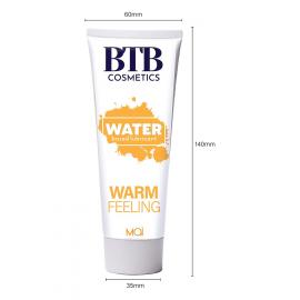 Розігріваюча мастило на водній основі BTB WARM FEELING (100 мл) - 4