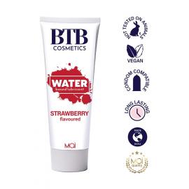 Смазка на водной основе BTB FLAVORED STRAWBERRY с ароматом клубники (100мл) - 1