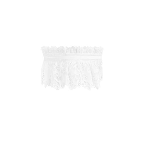 Ажурна підв'язка Obsessive Amor Blanco garter white