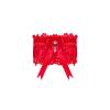 Ажурна підв'язка Obsessive Amor Cherris garter red