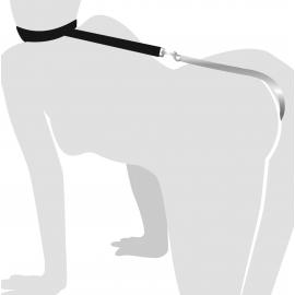 Анальный крюк 2 с ошейником из натуральной кожи Art of Sex - Anal hook - 3