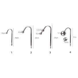 Анальний гак 3 з нашийником із натуральної шкіри Art of Sex - Anal hook - 5