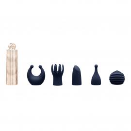 Вібромасажер Pillow Talk Secrets Desires 6-Piece Mini Massager Set - Navy - 2