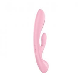 Вібратор-кролик Satisfyer Triple Oh Pink - 5