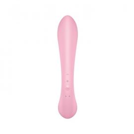 Вібратор-кролик Satisfyer Triple Oh Pink - 3