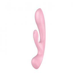 Вібратор-кролик Satisfyer Triple Oh Pink - 1