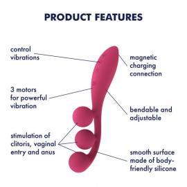Універсальний вібратор Satisfyer Tri Ball 1 - 7
