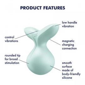 Міні-вібромасажер Satisfyer Viva la Vulva 3 Mint - 7