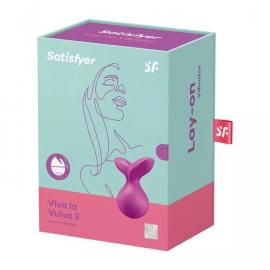Міні-вібромасажер Satisfyer Viva la Vulva 3 Violet - 5