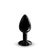 Металлическая анальная пробка Dorcel - Diamond Plug BLACK S