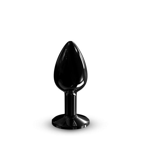 Металлическая анальная пробка Dorcel - Diamond Plug BLACK S