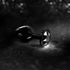 Металева анальна пробка Dorcel - Diamond Plug BLACK S - 8